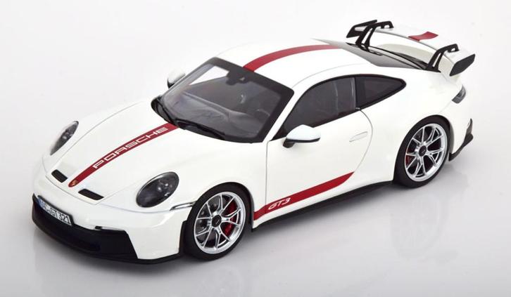 Porsche 911 GT3 2021 Wit schaal 1/18 NOREV ref. 187306, Hobby en Vrije tijd, Modelauto's | 1:18, Nieuw, Auto, Norev, Verzenden