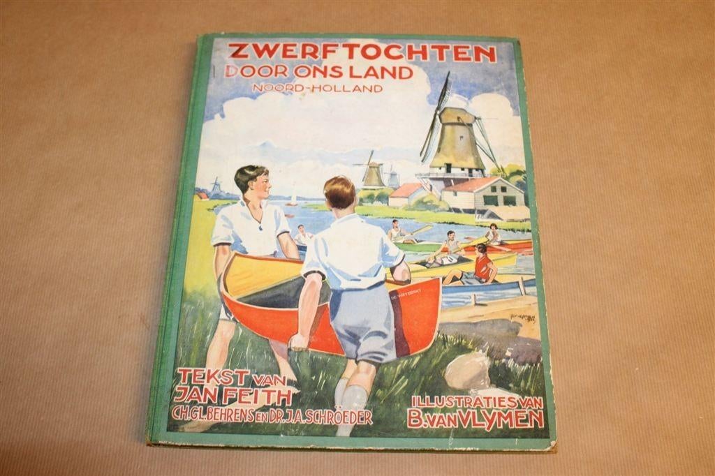 Zwerftochten Ons Land Noord-Holland, Compleet Album 1933, Boeken, Prentenboeken en Plaatjesalbums, Ophalen of Verzenden, Gelezen