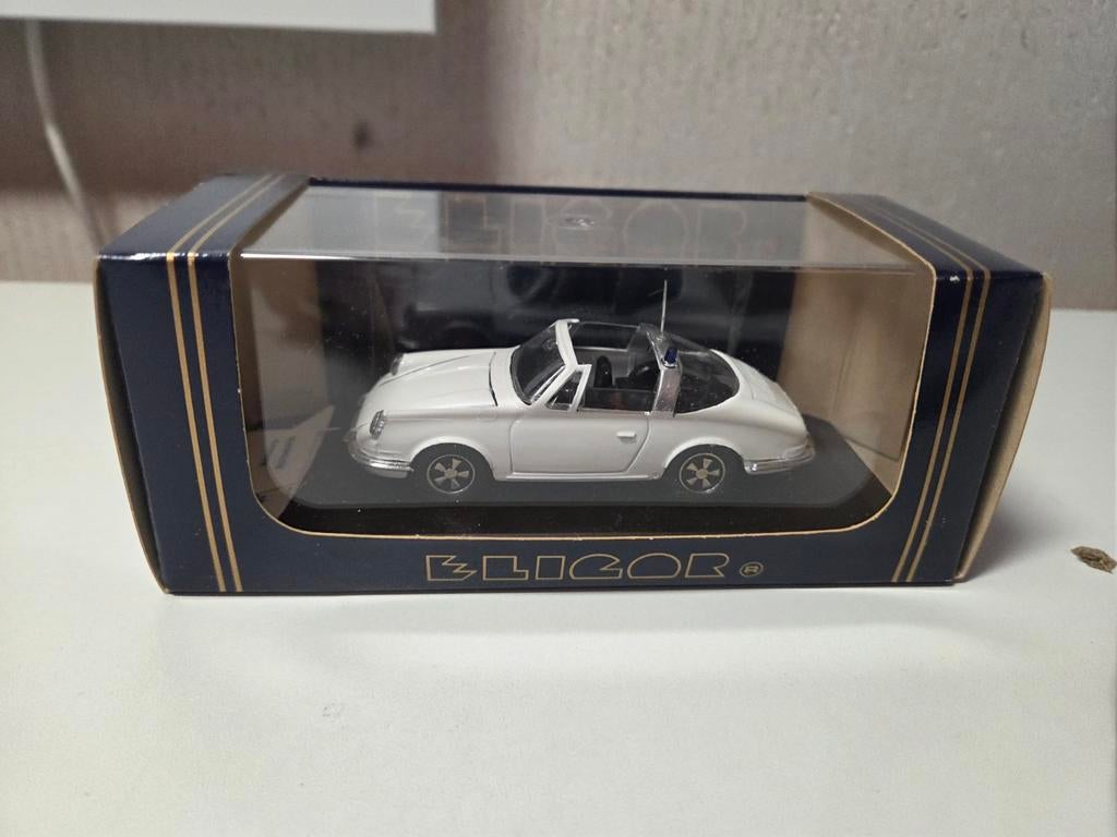 Eligor Porsche 911 Targa Rijkspolitie, Hobby en Vrije tijd, Modelauto's | 1:43, Ophalen of Verzenden, Zo goed als nieuw, Auto