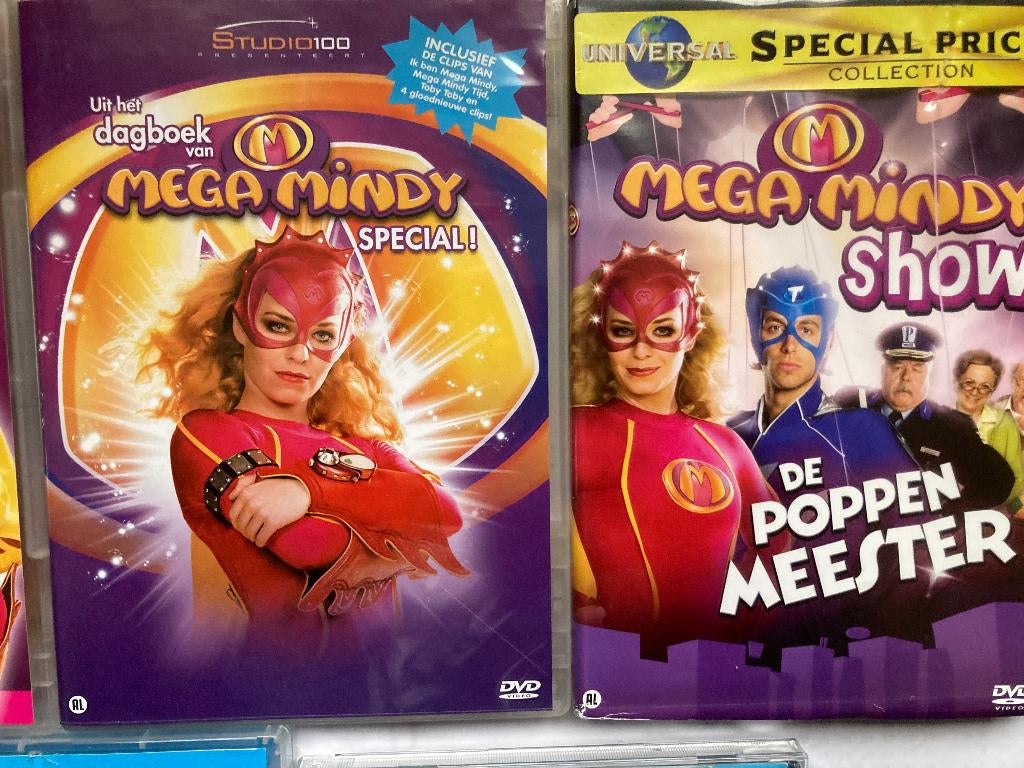 TK Mega Mindy Kabouter Plop en Piet Piraat DVD' s Zie Lijst, Avontuur, Gebruikt, Alle leeftijden, Ophalen of Verzenden