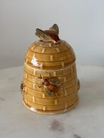 Vintage honingpotje bijenkorf met bijtjes, Ophalen of Verzenden