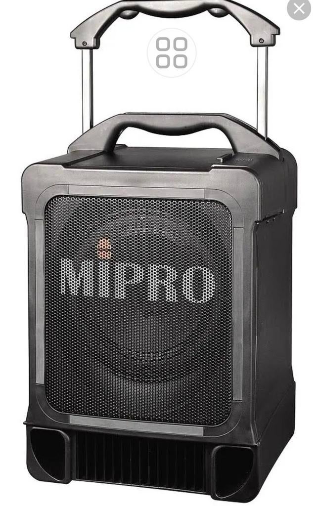 Mipro  Speaker met 2 Microfoons - Perfect voor Presentaties!, Muziek en Instrumenten, Ophalen of Verzenden, Gebruikt, Minder dan 500 watt