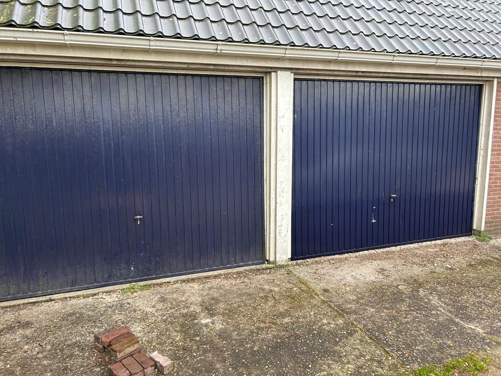 Garagedeuren 2 stuks, Ophalen, Gebruikt, Garagedeur, Metaal