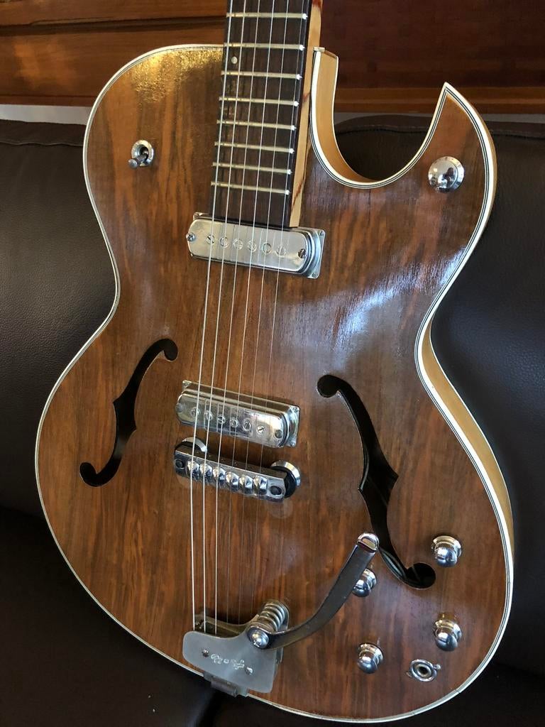 Hopf Allround - hollowbody 60’s Duits, Muziek en Instrumenten, Ophalen, Gebruikt, Hollow body, Overige merken