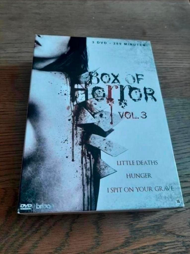 Box of Horror Volume 3 dvd box., Vanaf 16 jaar, Ophalen of Verzenden, Zo goed als nieuw, Boxset
