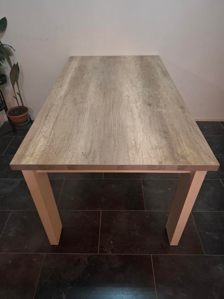 Eettafel, salontafel en dressoir set, Gebruikt, 150 tot 200 cm, Rechthoekig, 50 tot 100 cm
