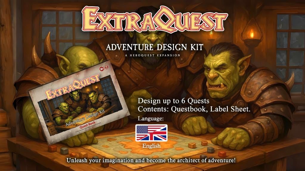 Adventure Design Kit ENGLISH Heroquest 2021 Edition, Verzenden, Nieuw, Extraquest
