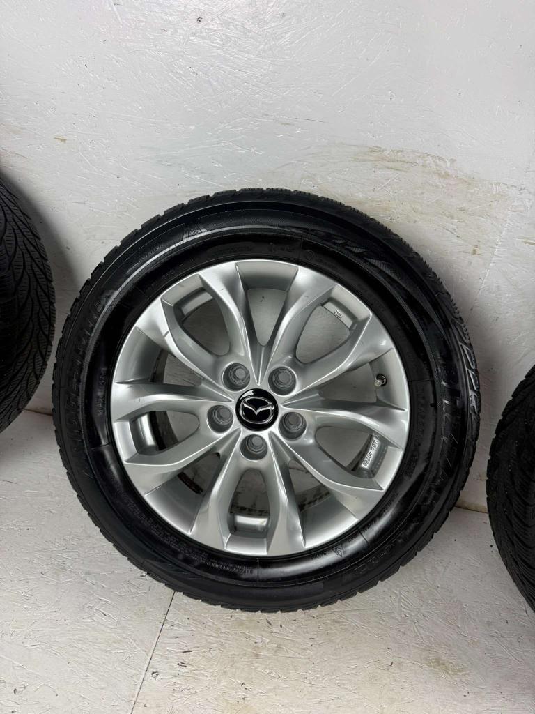 Originele Mazda 6 CX-3 CX-30 velgen 16" 5x114.3 winterset, Niet ingevuld, Gebruikt, 16 inch, Banden en Velgen