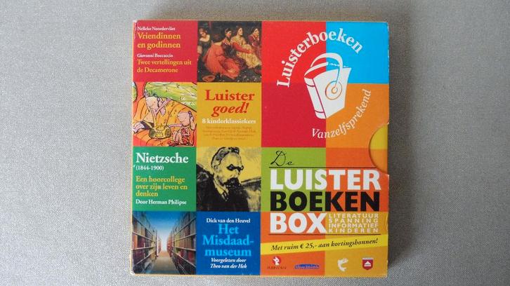 Luisterboekenbox, Boeken, Luisterboeken, Cd, Ophalen
