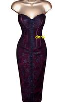 vintage kant jurk Karen Millen maat 10/38, Maat 38/40 (M), Karen Millen, Zwart, Ophalen of Verzenden