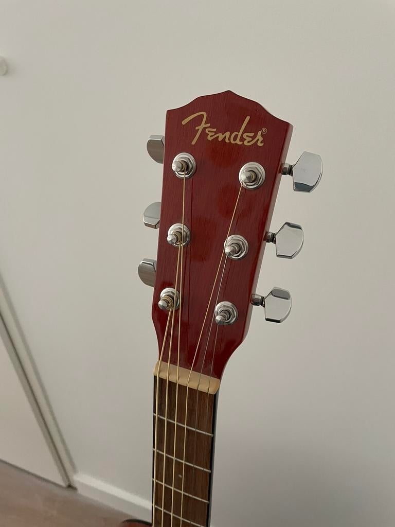 Fender akoestische gitaar - CD60 All Mahogany DS, Muziek en Instrumenten, Snaarinstrumenten | Gitaren | Akoestisch, Ophalen of Verzenden