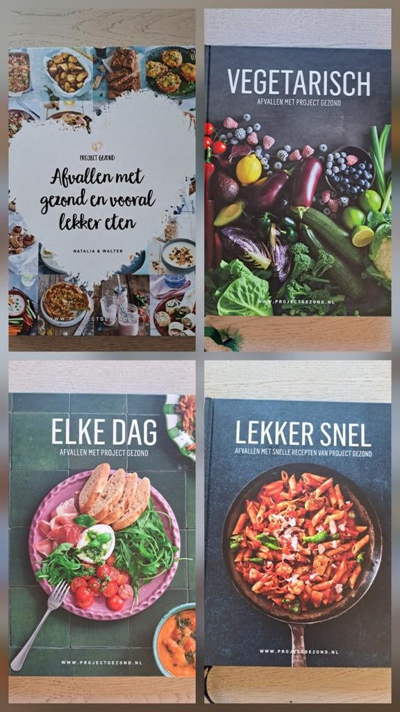 4x Project Gezond, Boeken, Ophalen of Verzenden, Zo goed als nieuw, Gezond koken