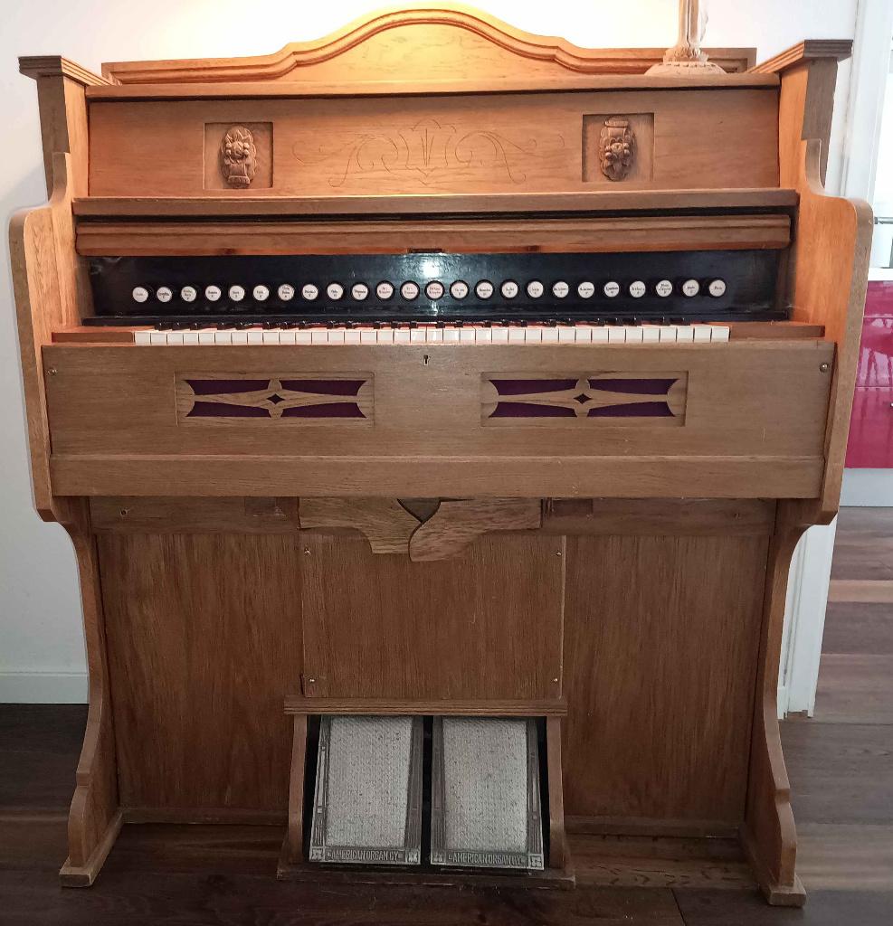 Harmonium Van der Tak-school, Muziek en Instrumenten, Orgels, Ophalen, Gebruikt, 1 klavier, Harmonium
