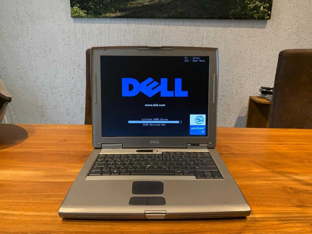 14 inch Dell Latitude D505 laptop - incompleet - lees tekst, Computers en Software, Windows Laptops, Gebruikt, 14 inch, 2 tot 3 Ghz