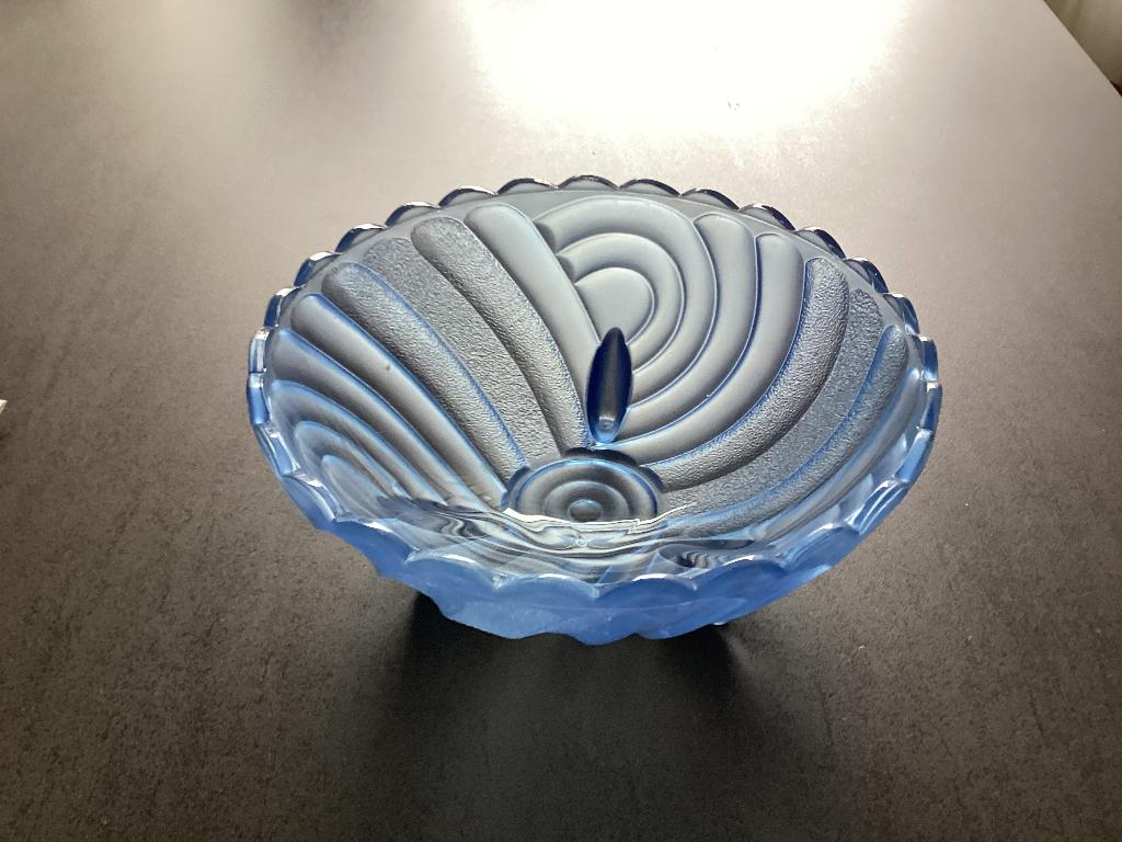 Schaal. Bleu Harlequin Master Bowl., Ophalen of Verzenden