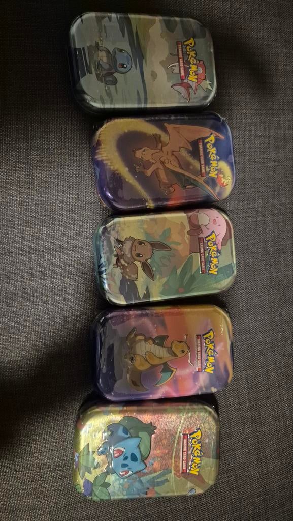 Pokémon Mini Tin Kanto - Collectie, Ophalen of Verzenden, Zo goed als nieuw, Overige typen