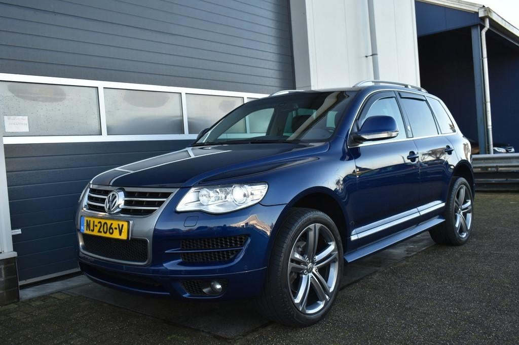 Volkswagen Touareg 3.6 V6 FSI Highline+ North sails, Auto's, Volkswagen, Automaat, Gebruikt, Blauw, Leder