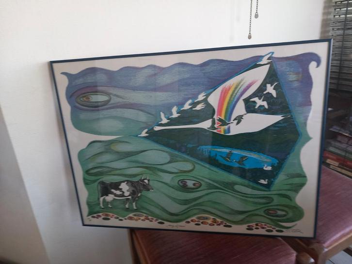 Zeefdruk/litho van Bart Filet, 80x60 cm, Antiek en Kunst, Kunst | Litho's en Zeefdrukken, Ophalen