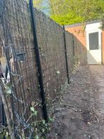 Compleet zwart hekwerk 2 x 8 meter, Tuin en Terras, Tuinhekken en Hekwerk, Ophalen, Zo goed als nieuw, IJzer, Gaashekwerk
