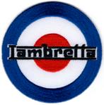 Lambretta stoffen opstrijk patch embleem #1, Motoren, Ophalen of Verzenden, Nieuw