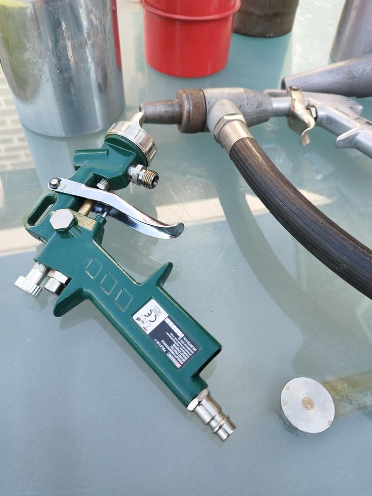 spuit luchtgereedschap boor nietpistool slagmoersleutel, Doe-het-zelf en Verbouw, Compressors, Minder dan 25 liter, Ophalen, Zo goed als nieuw