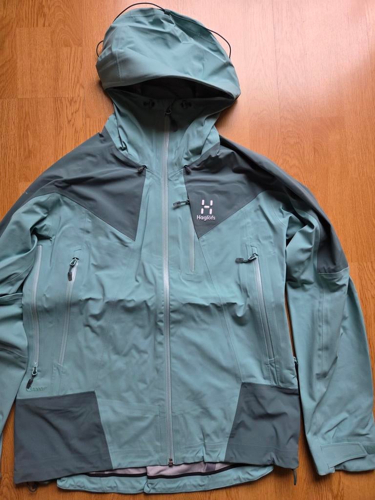 Haglofs shelljas en broek, Ophalen of Verzenden, Zo goed als nieuw, Broek