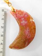 Agaat kettinghanger (F71336), Ophalen of Verzenden, Nieuw, Steen of Mineraal, Met edelsteen