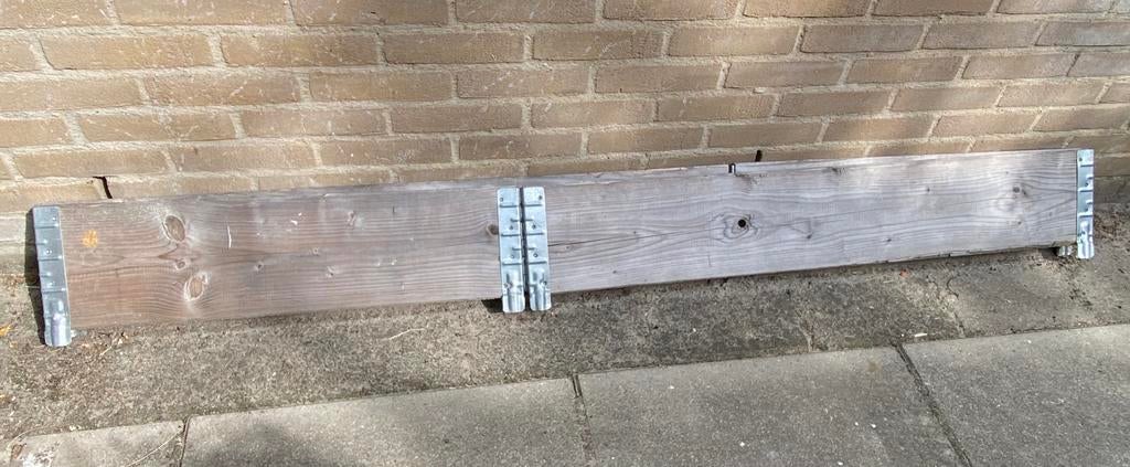 Moestuinbak palletbak stapelbak 75 x 115 x 20 cm, Ophalen, Zo goed als nieuw, Rechthoekig, Hout