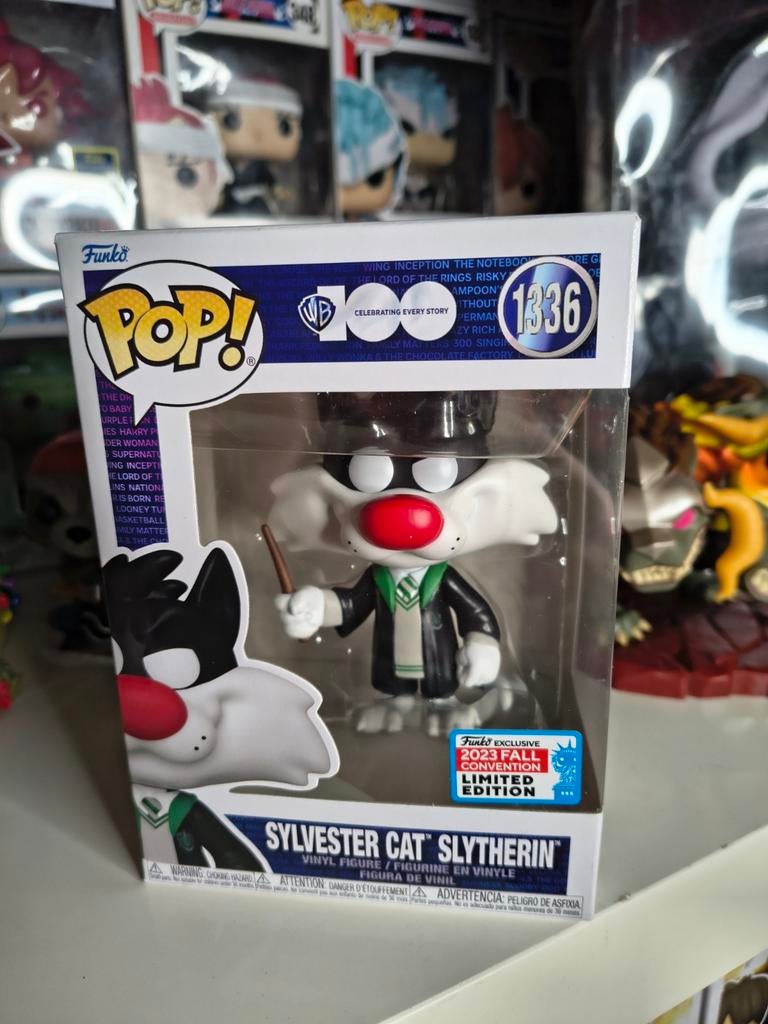 Funko Pop! Sylvester Cat Slytherin #1336 WB 100th Exclusive, Ophalen of Verzenden, Nieuw