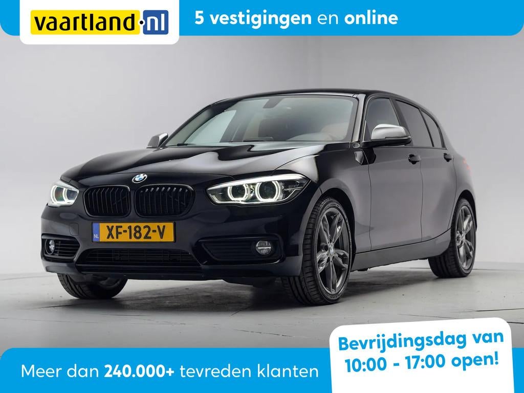 BMW 1-serie 116i Sportline Executive 5-drs [ LED Navi Sports, Auto's, BMW, 1-Serie, Zwart, Origineel Nederlands, Handgeschakeld