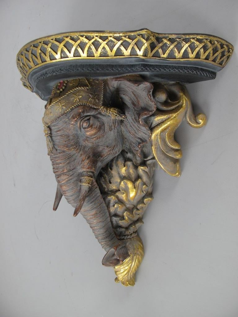 Prachtige Olifant Wandconsole - Polystone Eyecatcher, Onbekend, Nieuw, Ophalen of Verzenden, Onbekend