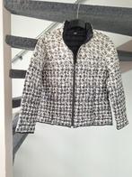 Mooie zomerjas met pied-de-poule print, maat 38, Ophalen of Verzenden, Zo goed als nieuw, Maat 38/40 (M), Zwart