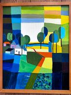 Schilderij 50x40 incl houten lijst, Ophalen of Verzenden