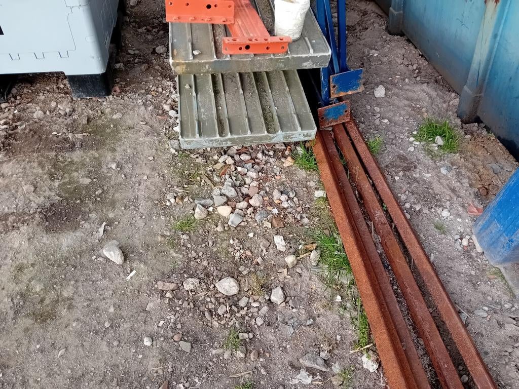 Zware rijplaten aluminium 5m, Doe-het-zelf en Verbouw, Metalen, Ophalen, Zo goed als nieuw, Aluminium