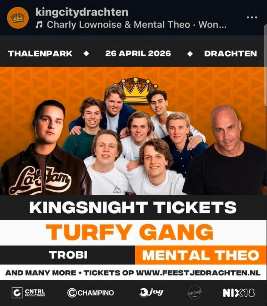 Kingcity Drachten passe-partout voor alle dagen, Eén persoon, September