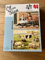 Ot en Sien puzzel 2x 1000 stukjes Oud Goud, Ophalen of Verzenden, 500 t/m 1500 stukjes, Zo goed als nieuw, Legpuzzel