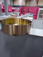 Opbouwwaskom geborsteld messing, Niet ingevuld, Nieuw, Wastafel, Niet ingevuld