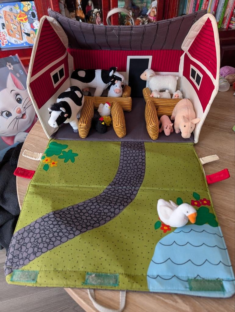 Ikea Klappa stoffen boerderij met dieren, Ophalen of Verzenden, Jongen of Meisje