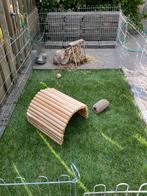 Grote konijnenren, met bruggetje & hooiruif, Dieren en Toebehoren, Ophalen, Gebruikt, Overige typen