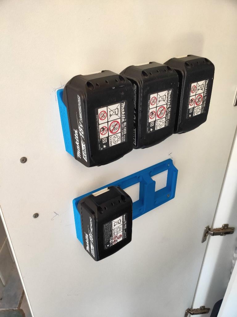 Makita 18V accu wandhouder – garage / werkbus / werkplaats, Ophalen of Verzenden