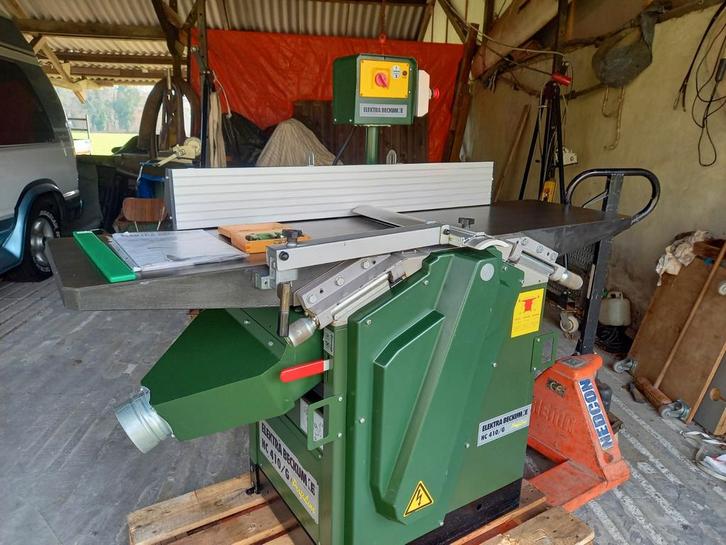 Vlakvandiktebank Elektra-Beckum, Doe-het-zelf en Verbouw, Schaafmachines, Gebruikt, Ophalen of Verzenden