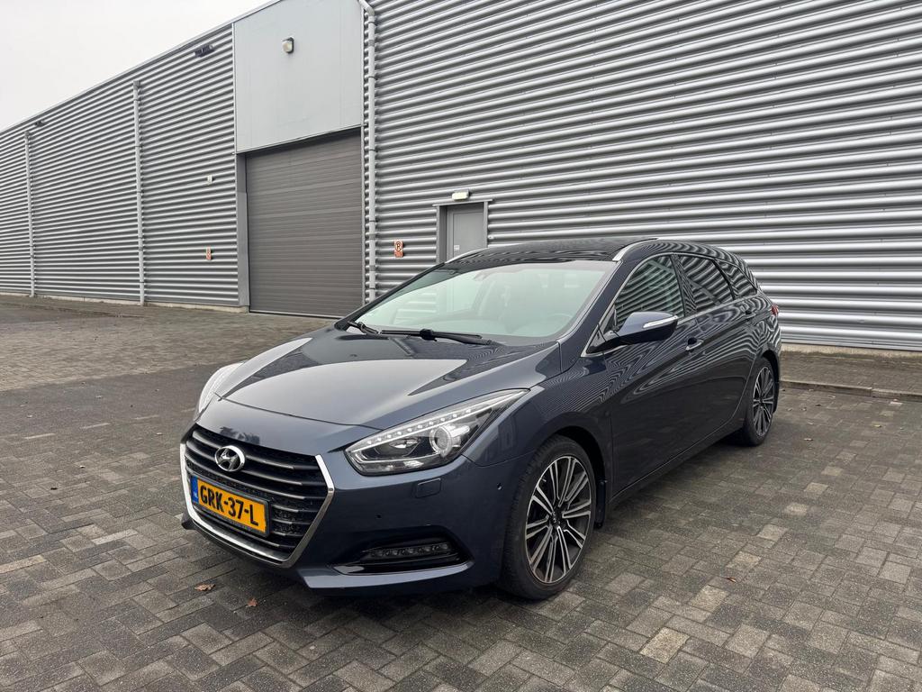 Hyundai 2016 Blauw, Auto's, 164 pk, 700 kg, Blauw, Leder
