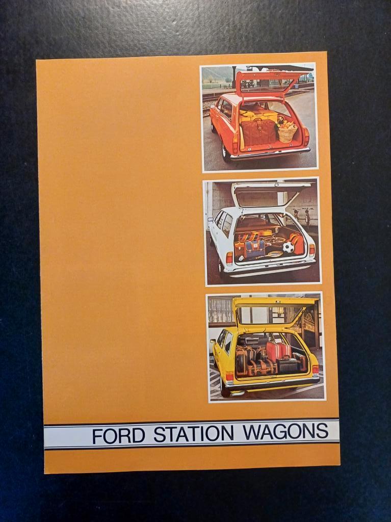 FORD stationwagons brochure folder NL Taunus Escort Granada, Boeken, Ophalen of Verzenden, Zo goed als nieuw, Ford