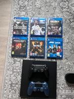 Sony Playstation 4, 2 controllers en verschillende games, Ophalen, Gebruikt, Overige genres, 2 spelers