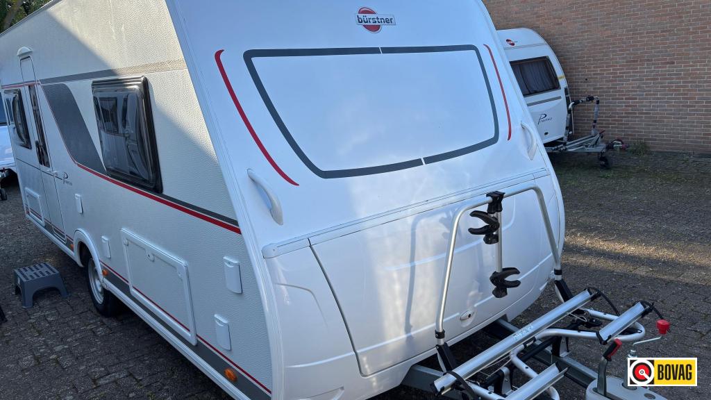 Bürstner Premio 460 TS Bovag beurt en garantie, Caravans en Kamperen, Rondzit, Schokbreker, 5 tot 6 meter, Tot en met 4