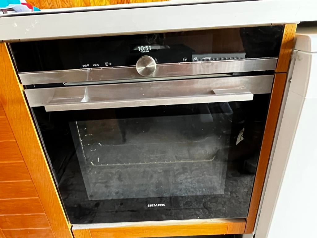 Siemens HBS632GBS1/84, Witgoed en Apparatuur, Ovens, Zo goed als nieuw, Inbouw, Oven met grill, 45 tot 60 cm, 45 tot 60 cm, Hete lucht