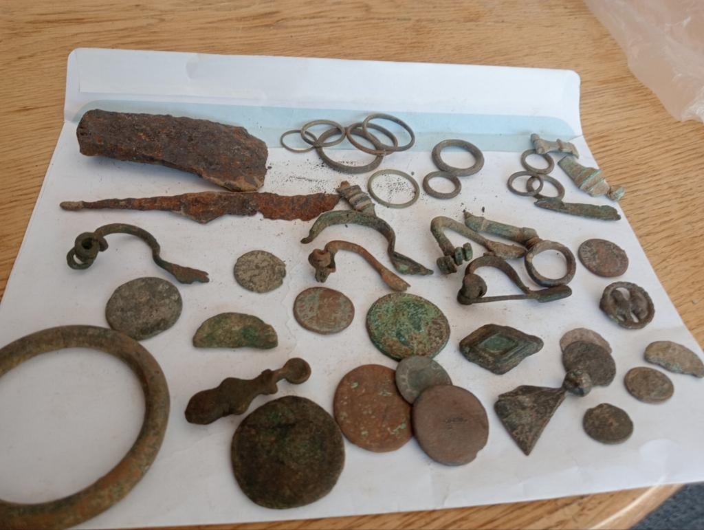 Groot lot Romeinse bodemvondsten uit de Betuwe, Ophalen of Verzenden