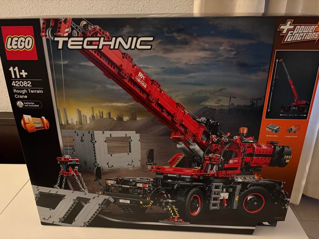 Lego 42082; Rough Terrain Crane, Ophalen, Lego, Nieuw, Technic