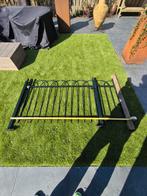 Tuinhek staal gepoedercoat, Ophalen, Met poort, Zo goed als nieuw, Tuinhek