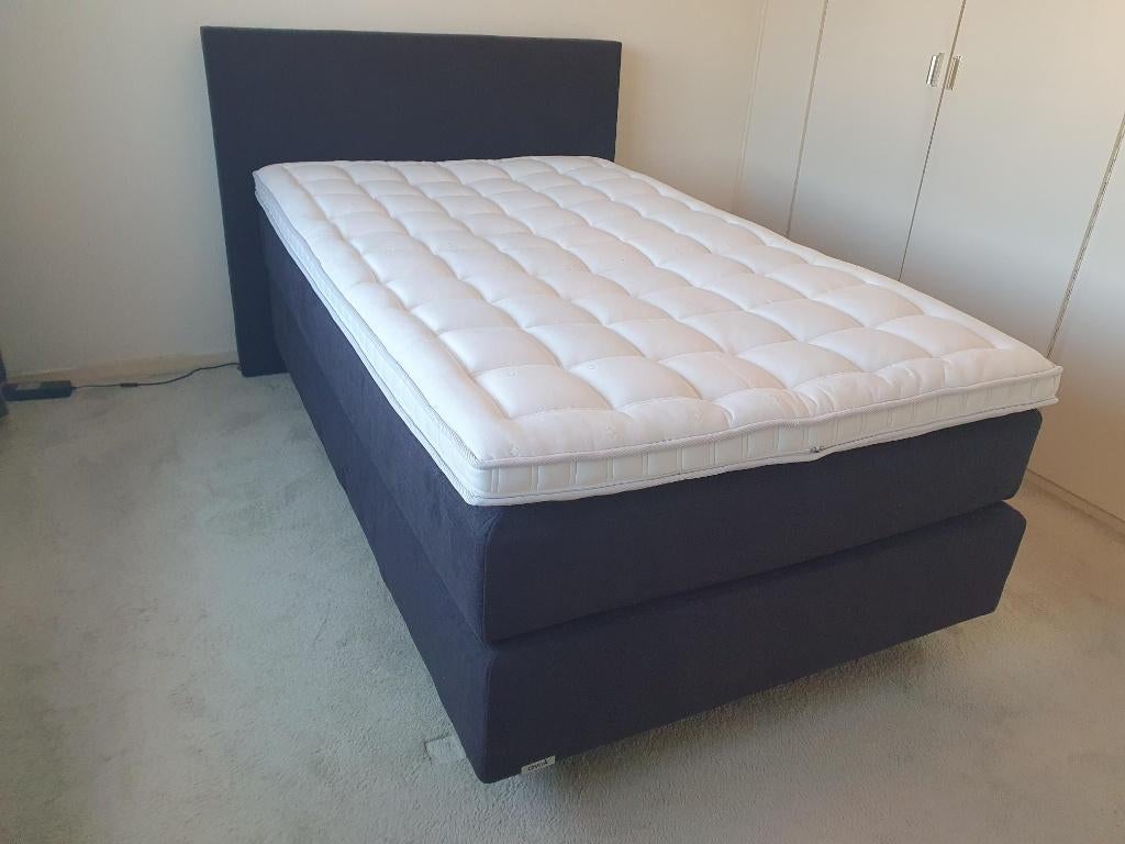 AVEK 1927 Original 1927 Boxspring 1-persoons z.g.a.n., Huis en Inrichting, Eenpersoons, Zwart, Ophalen of Verzenden, Zo goed als nieuw